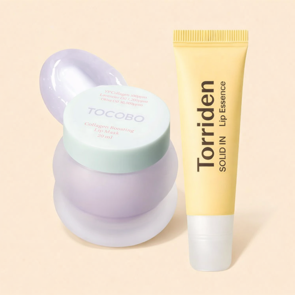 Lippenmaske und Lippenpflege